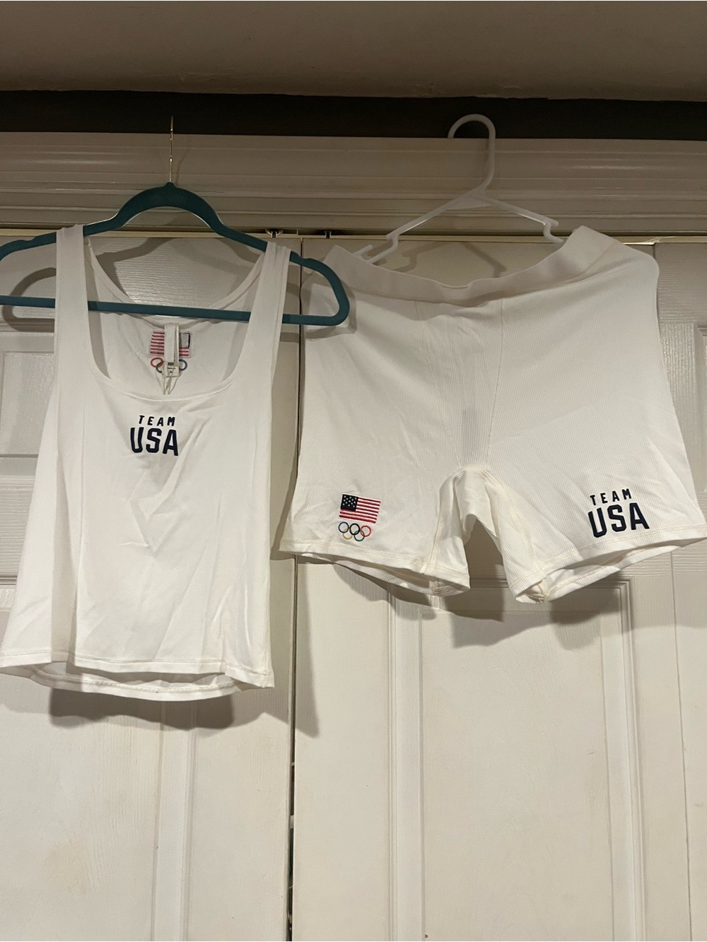 NWT Skims Team USA Soft Lounge Ribbed Tank 2XL with Boxer briefs XL